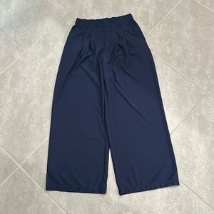HALARA Navy Dress Pants with Relaxed Fit-9